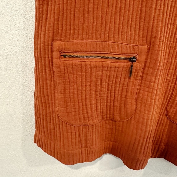 Soft Surroundings Rust Shift Top |R6 - Picture 4 of 6